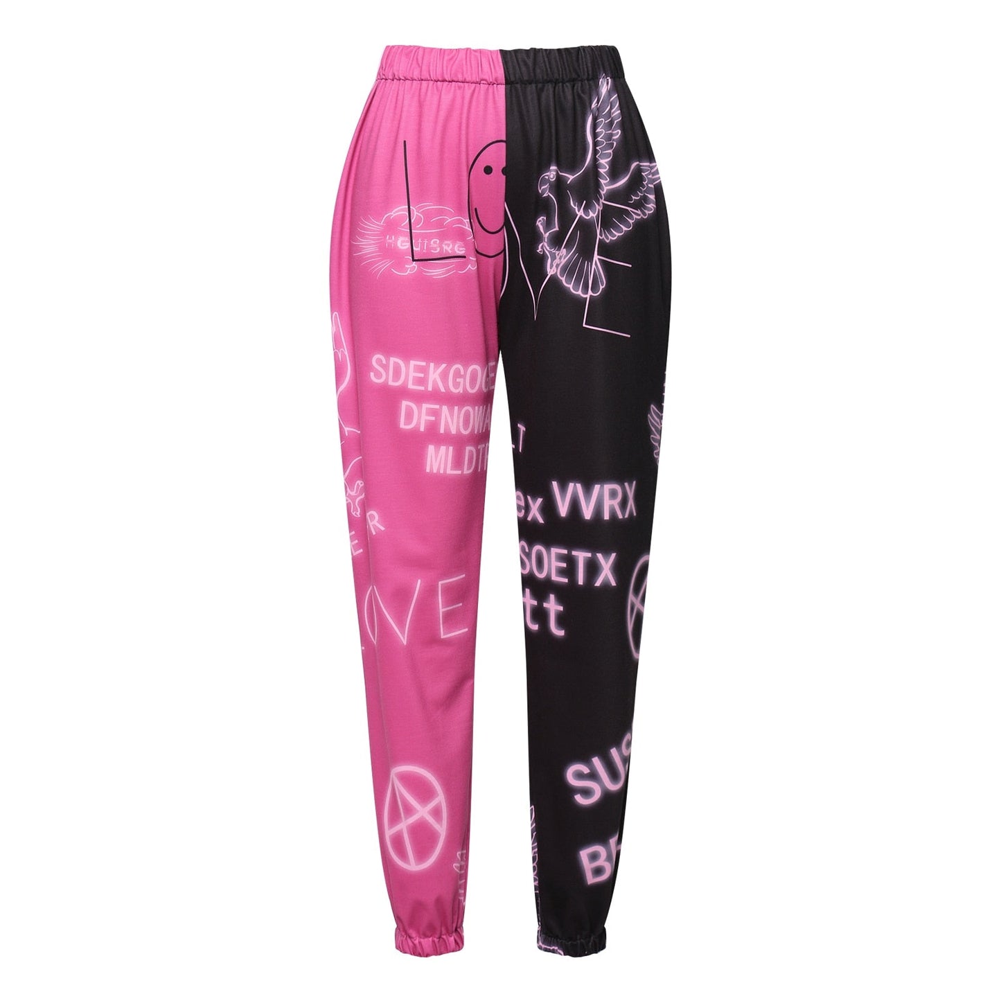 Mina Harajuku Prints Casual Hip-Pop Pants - 8 Styles