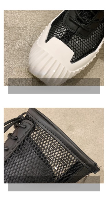 Mina Mesh Lace Up Sneaker Boots - 3 Colors