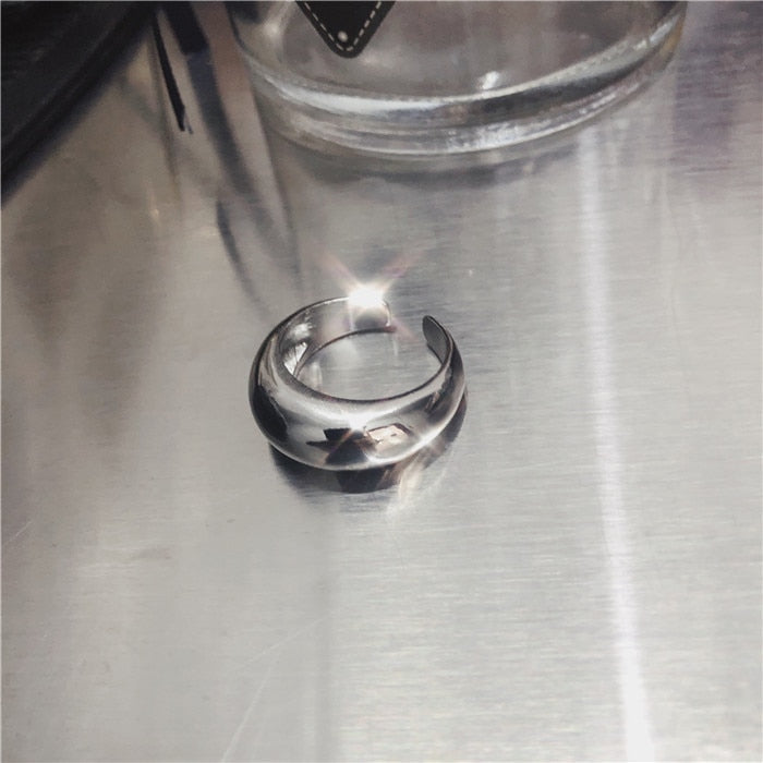 Minimalist Bubble Band Rings - Gold or Silver