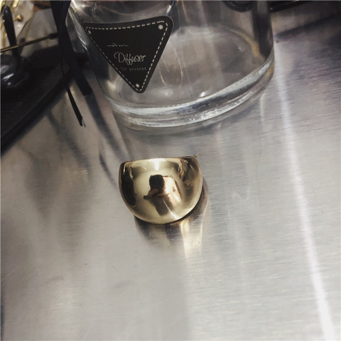 Minimalist Bubble Band Rings - Gold or Silver