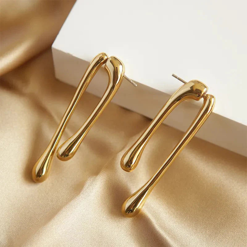 Minimalist Wishbone Earrings