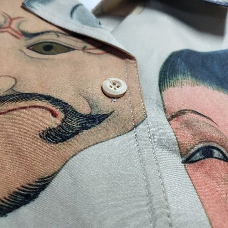 Mio Japanese Faces Ukiyoe Print Shirts