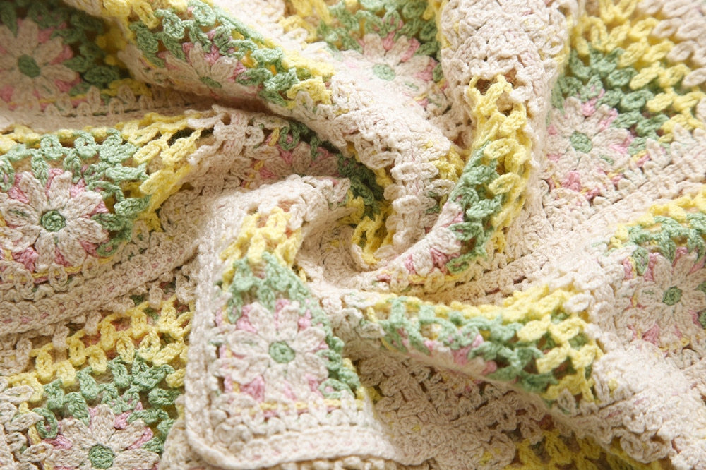 Mira Bohemian Crochet Tunic Mini Dress - 3 Colors