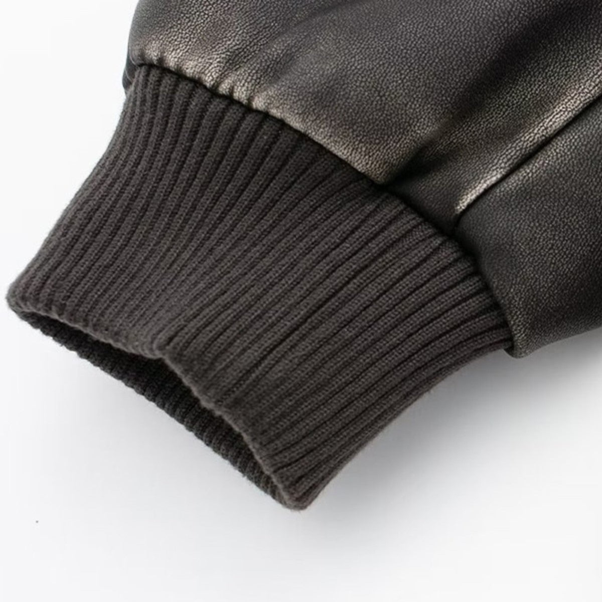 Miriam Vintage Leather Bomber Jacket