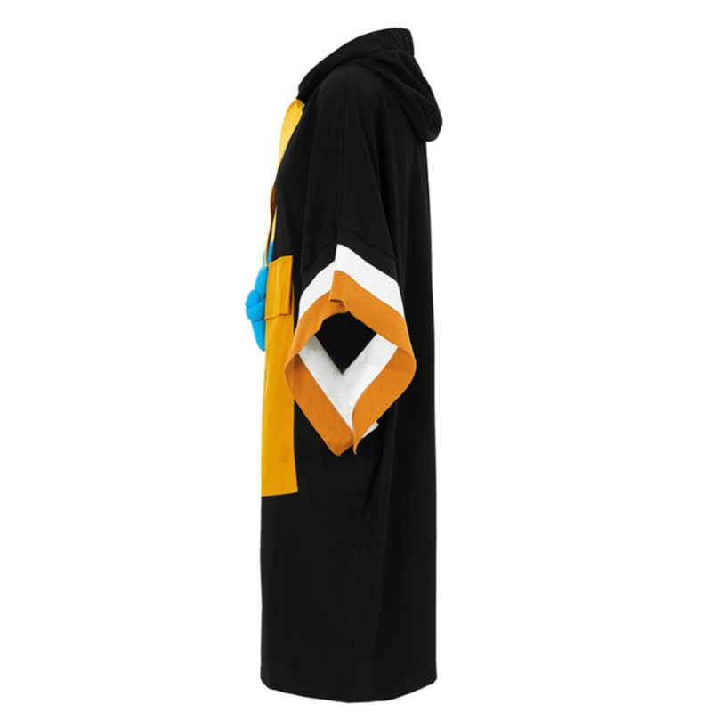 Miyo Color-Block Sweatshirt Hoodie Dress