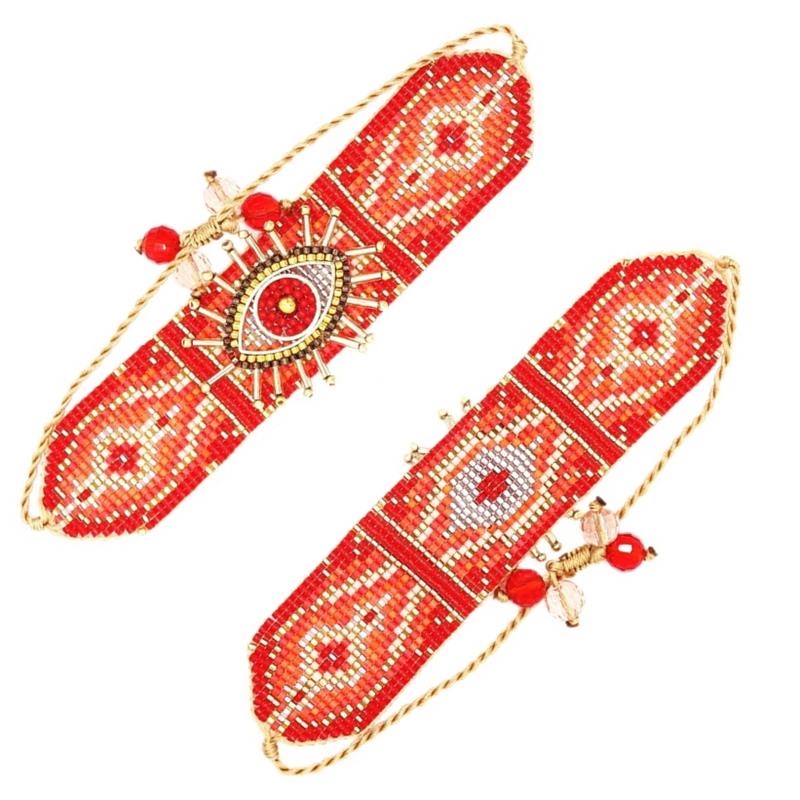 Miyuki Beads Evil Eye Amulet Bracelet - 4 Colors