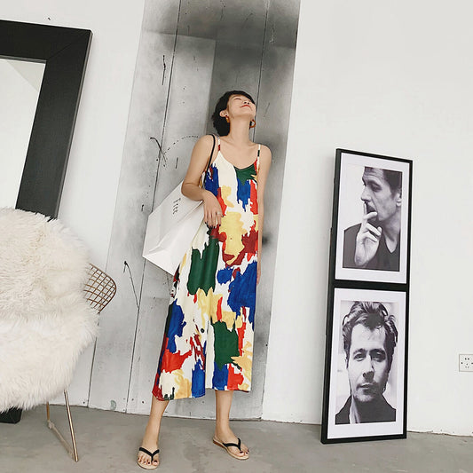 Moira Painter Palette Slip Dress