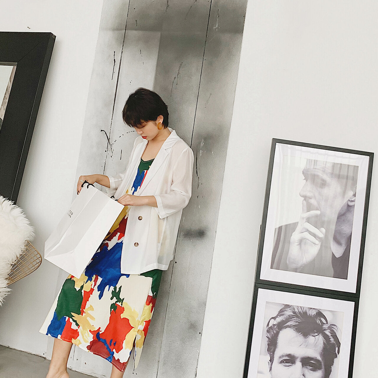 Moira Painter Palette Slip Dress