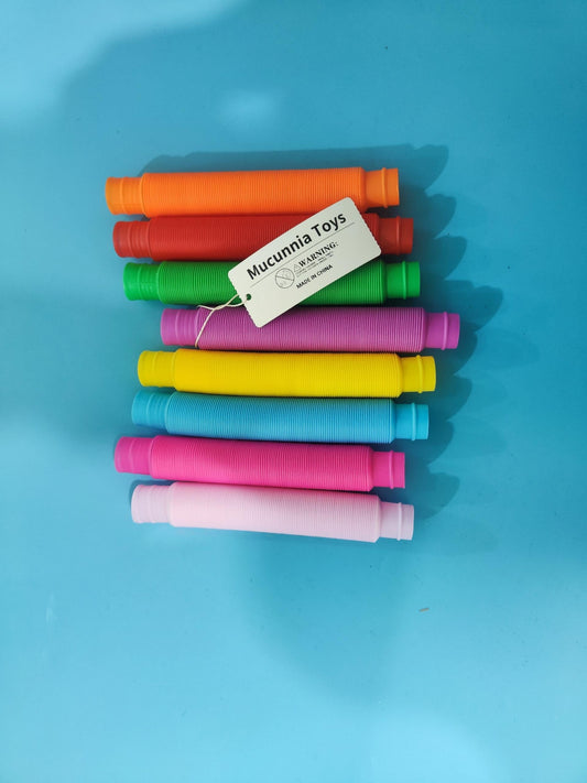 Mucunnia Pop Tubes Fidget Toys Autism Sensory Fidget Tubes Toys Party Favors Valentines Day Gifts for Kids Classroom Goodie Bag Fillers ADHD Anxiety Stress Relief Toys for Kids Adults