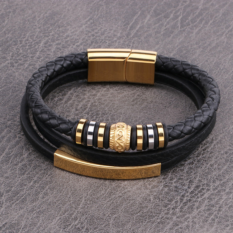 Multi-layer Leather Bracelet