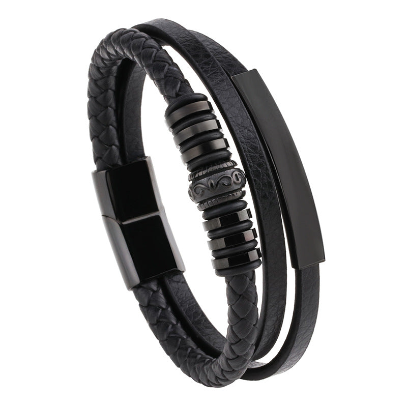 Multi-layer Leather Bracelet