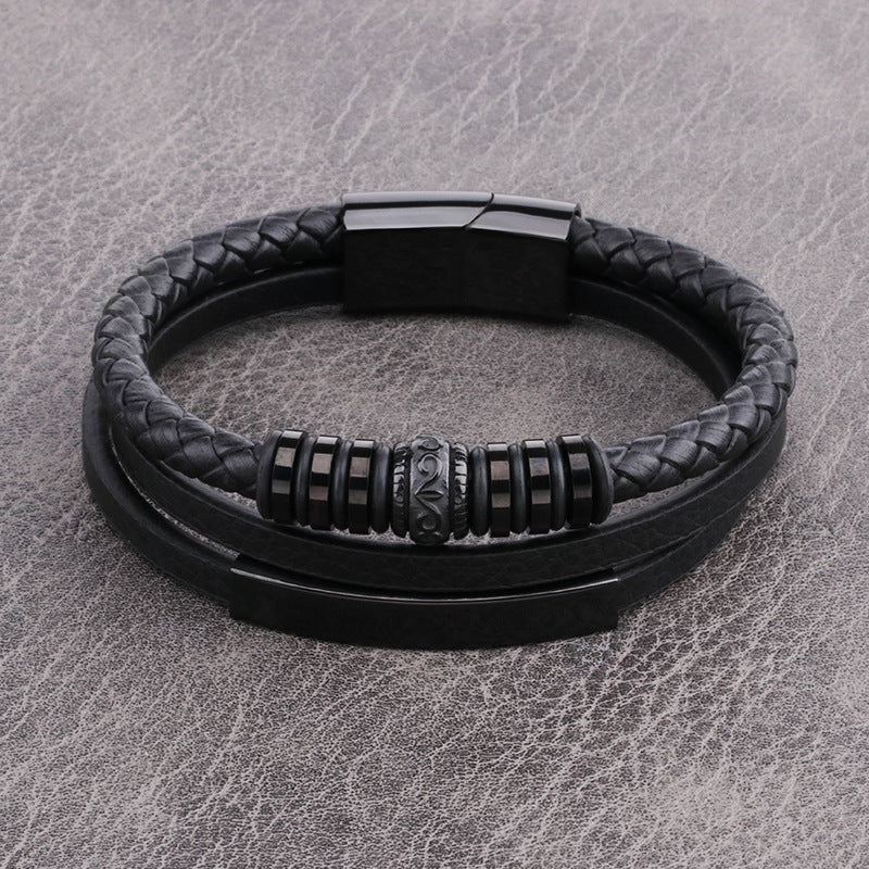 Multi-layer Leather Bracelet