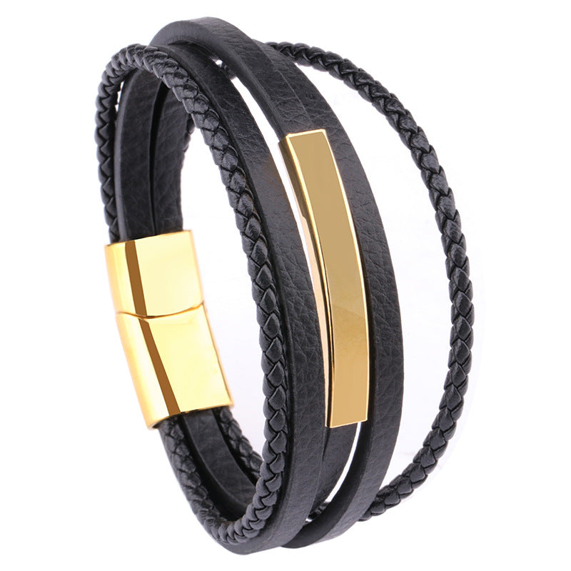 Multi-layer Leather Bracelet