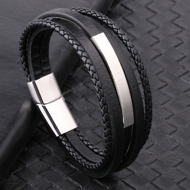 Multi-layer Leather Bracelet