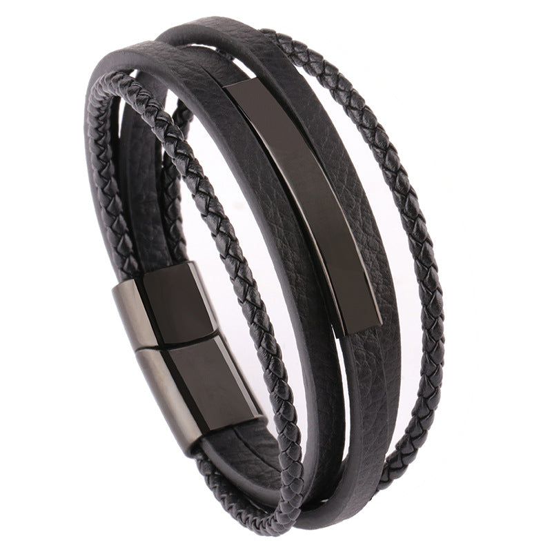 Multi-layer Leather Bracelet