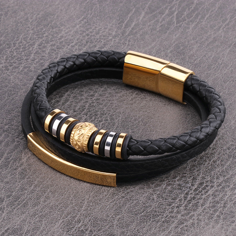 Multi-layer Leather Bracelet