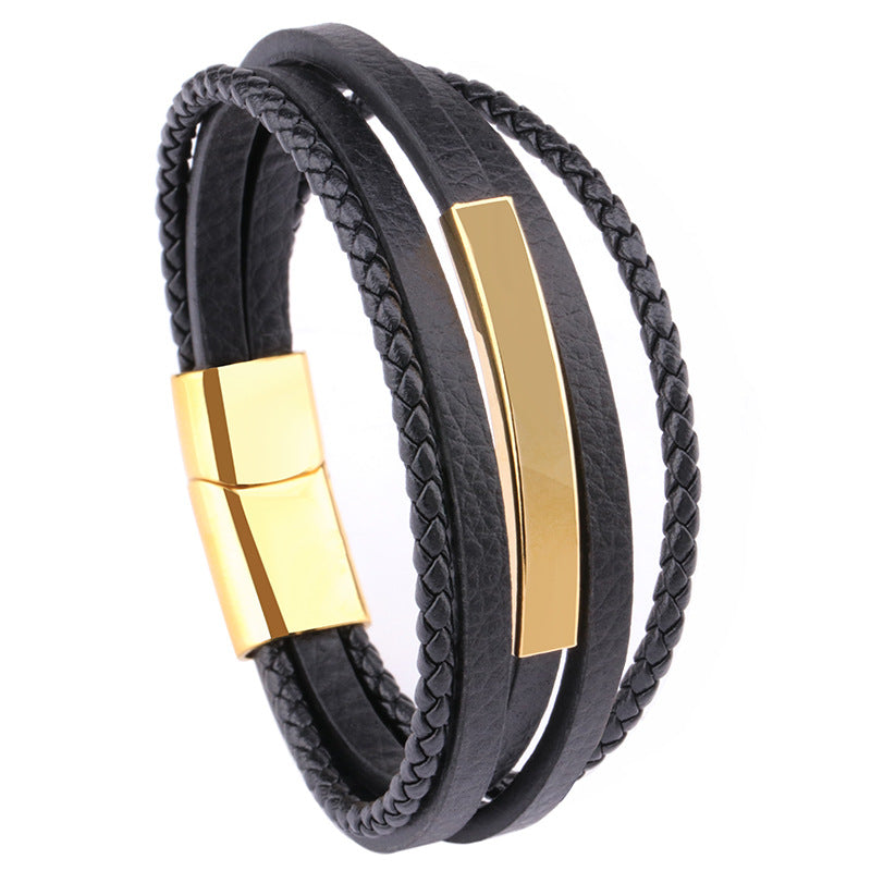 Multi-layer Leather Bracelet