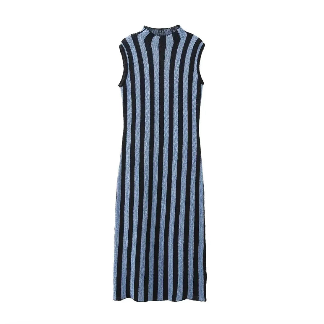 Myka Stripe Sleeveless Knit Dress