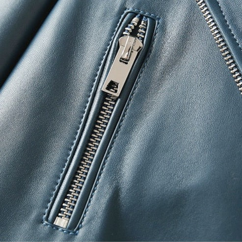 Nadia Faux Leather Biker Jacket - 3 Colors