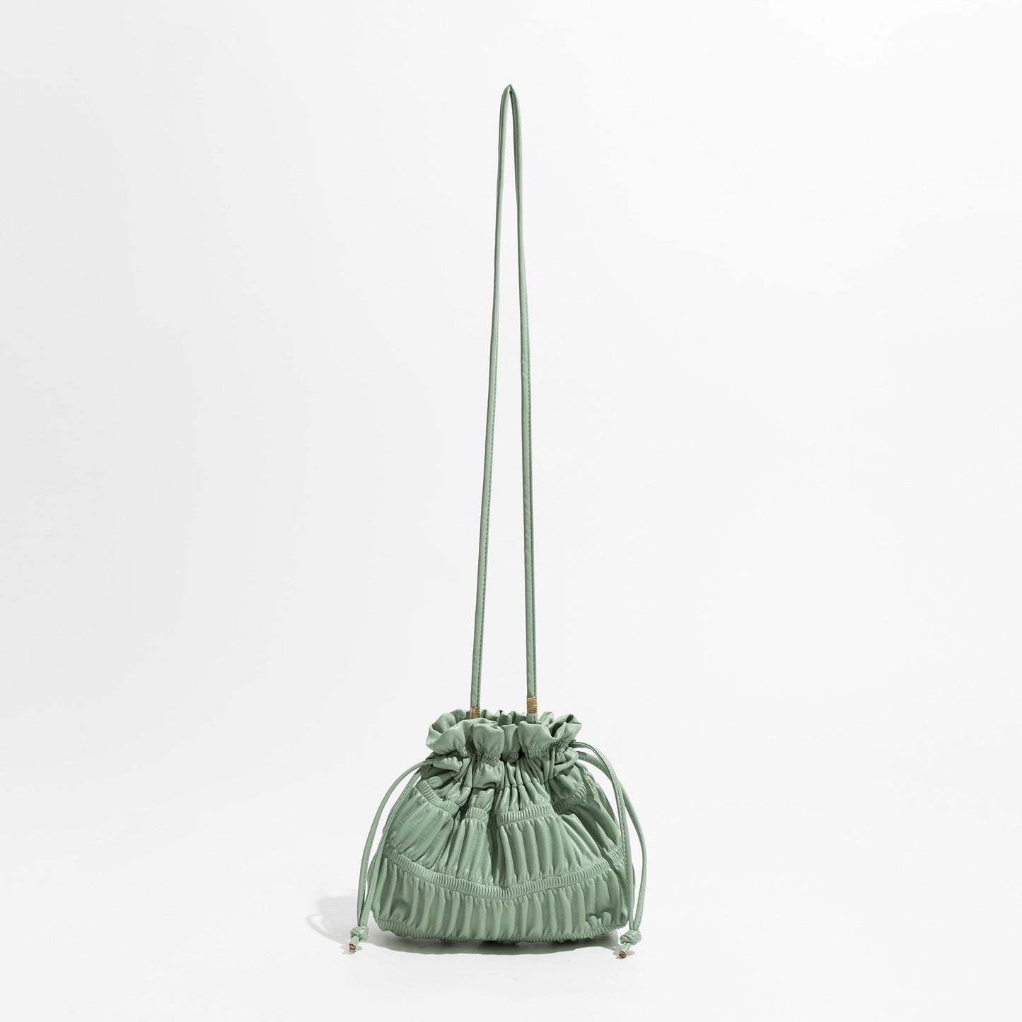 Nanna Mini Pleated Pouch Bags - 6 Colors