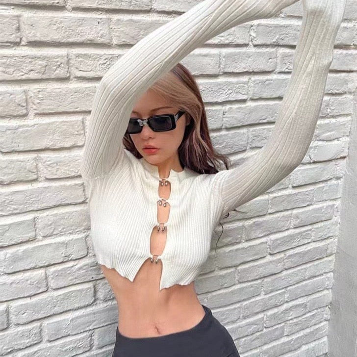 Naomi Peek-A-Boo Crop Top - 3 Colors