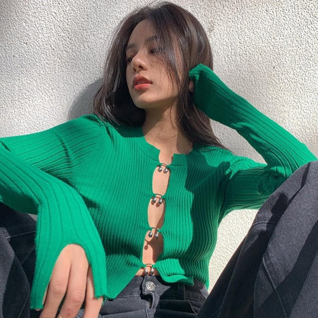 Naomi Peek-A-Boo Crop Top - 3 Colors