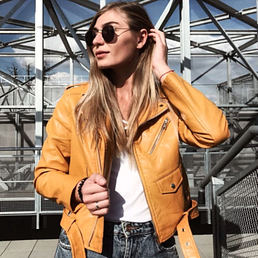 Natalie Faux Leather Cropped Motorcycle Jackets - 5 Colors