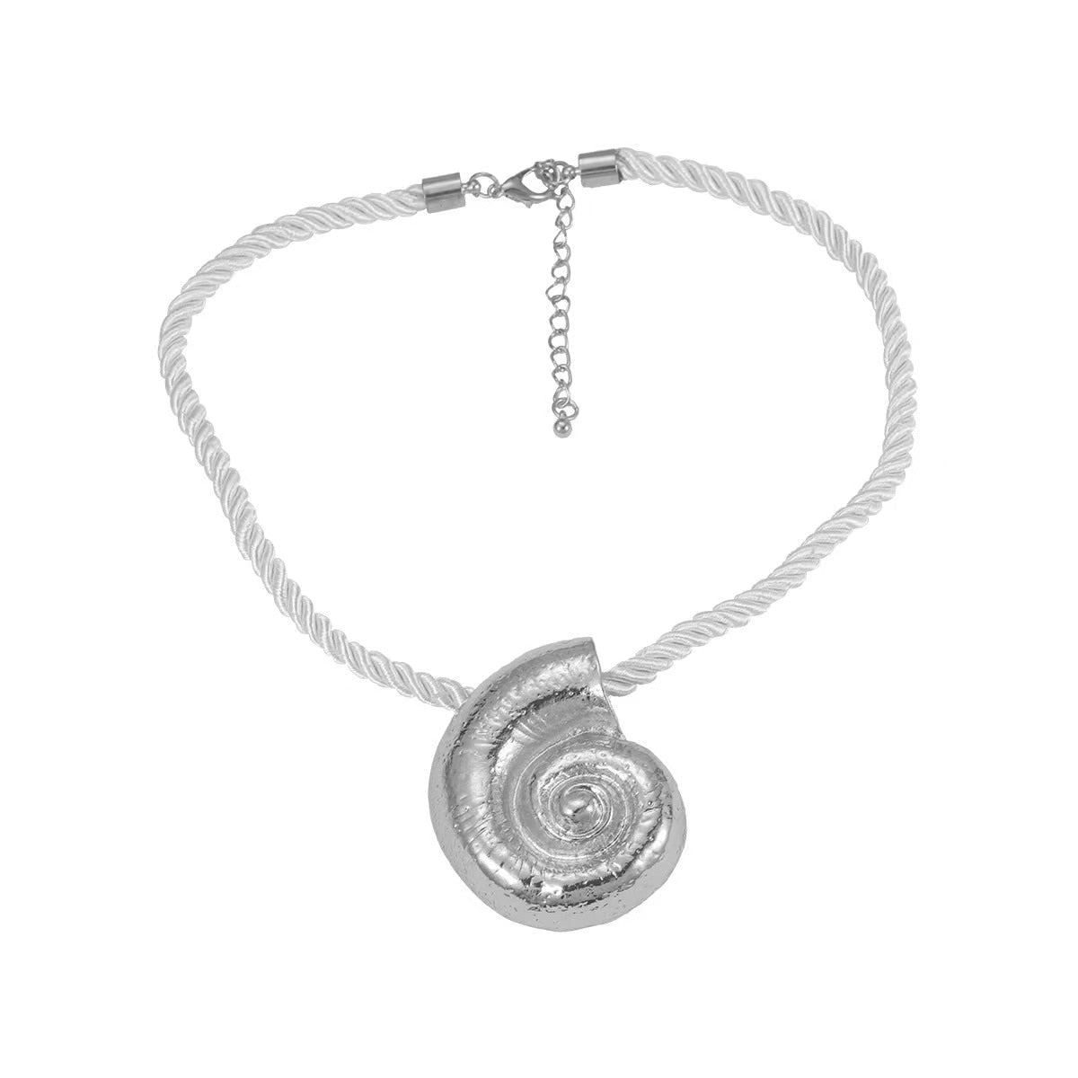 Nautilus Shell Pendant Choker Necklace