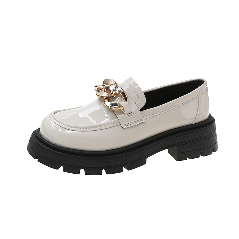 Nellie Round Toe Chunky Lolita Platform Loafers - 4 Colors