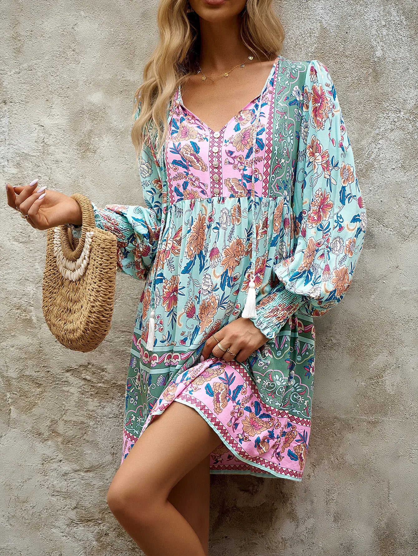 Casual Bohemian Dress: New Fashion Boho Dress for Women