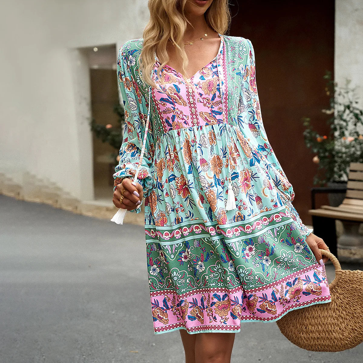 Casual Bohemian Dress: New Fashion Boho Dress for Women