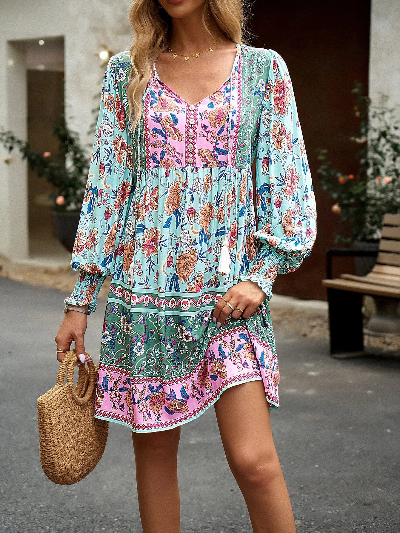 Casual Bohemian Dress: New Fashion Boho Dress for Women