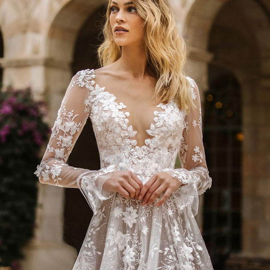 New Women's Lace Party Ball Prom Gown Long Dress