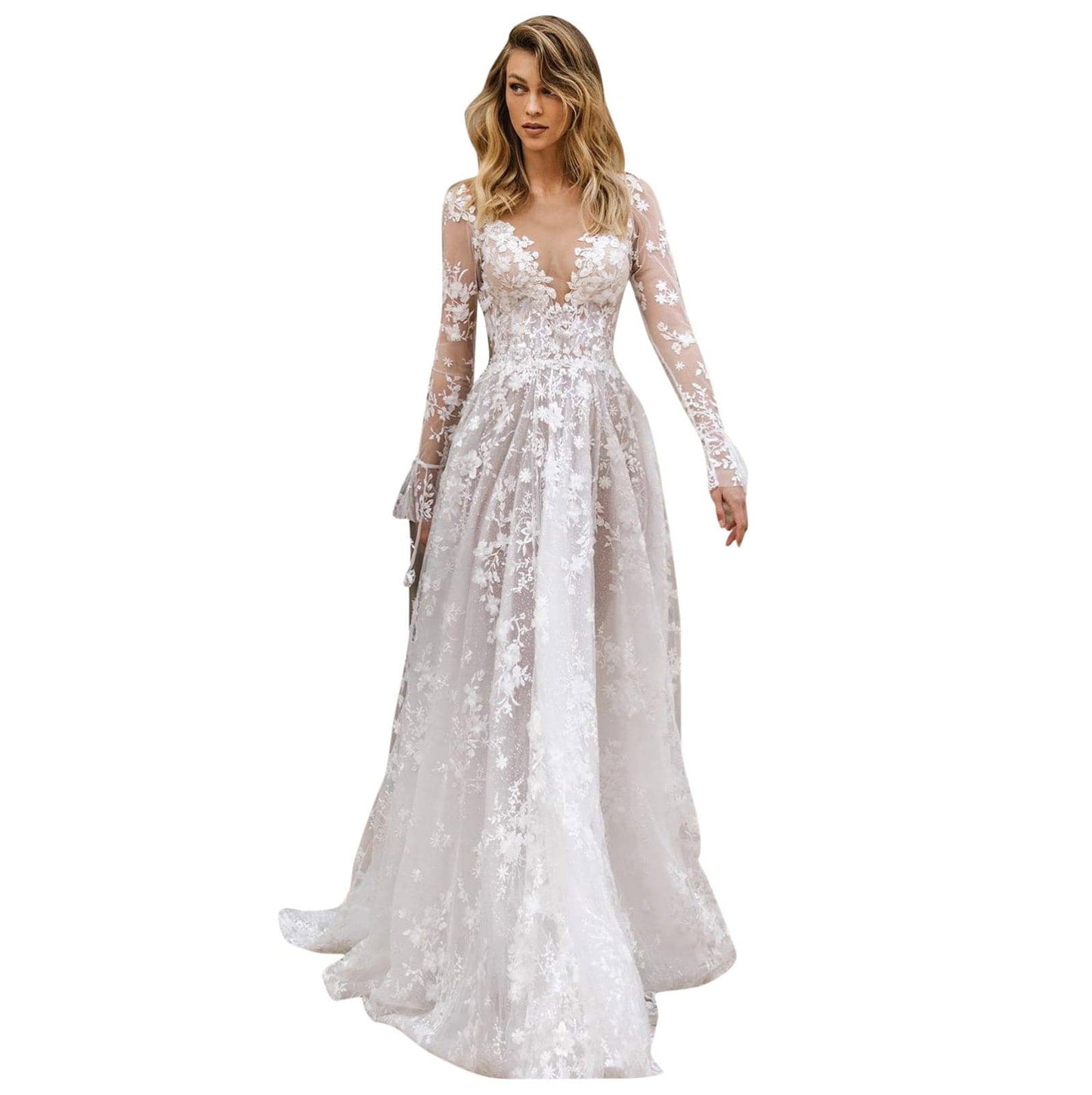 New Women's Lace Party Ball Prom Gown Long Dress