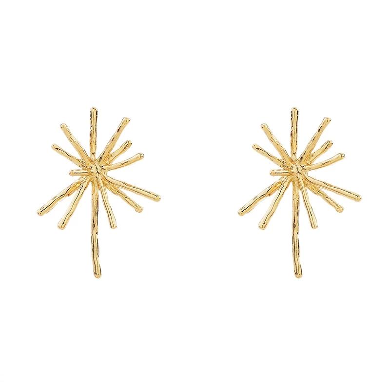 Nina Starburst Stud Earrings - Gold or Silver