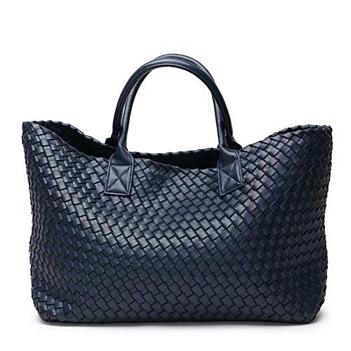 Nizza Faux Leather Woven Bags - 24 Colors