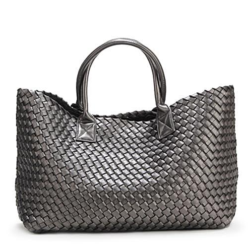 Nizza Faux Leather Woven Bags - 24 Colors