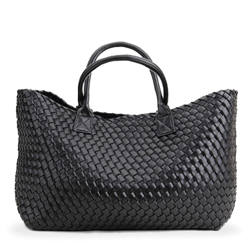 Nizza Faux Leather Woven Bags - 24 Colors