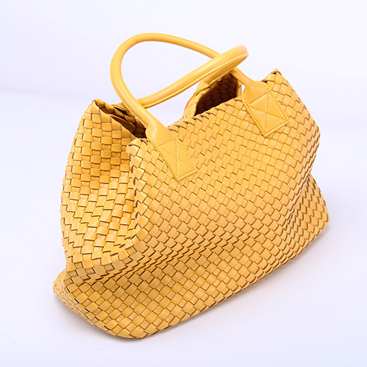 Nizza Faux Leather Woven Bags - 24 Colors