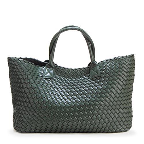 Nizza Faux Leather Woven Bags - 24 Colors