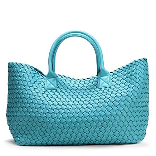 Nizza Faux Leather Woven Bags - 24 Colors