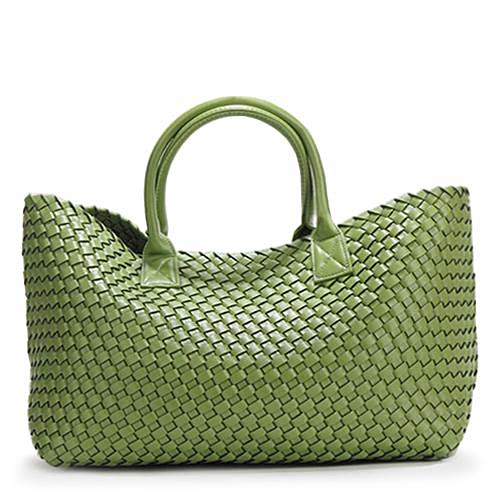 Nizza Faux Leather Woven Bags - 24 Colors