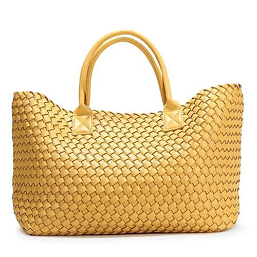 Nizza Faux Leather Woven Bags - 24 Colors