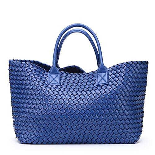 Nizza Faux Leather Woven Bags - 24 Colors