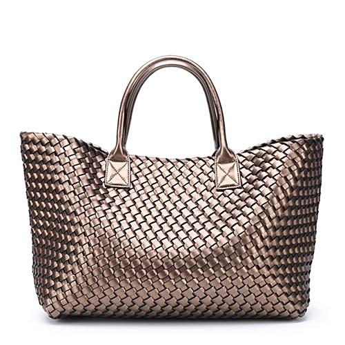 Nizza Faux Leather Woven Bags - 24 Colors