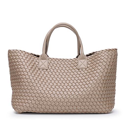 Nizza Faux Leather Woven Bags - 24 Colors