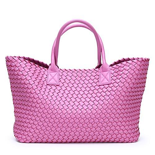 Nizza Faux Leather Woven Bags - 24 Colors