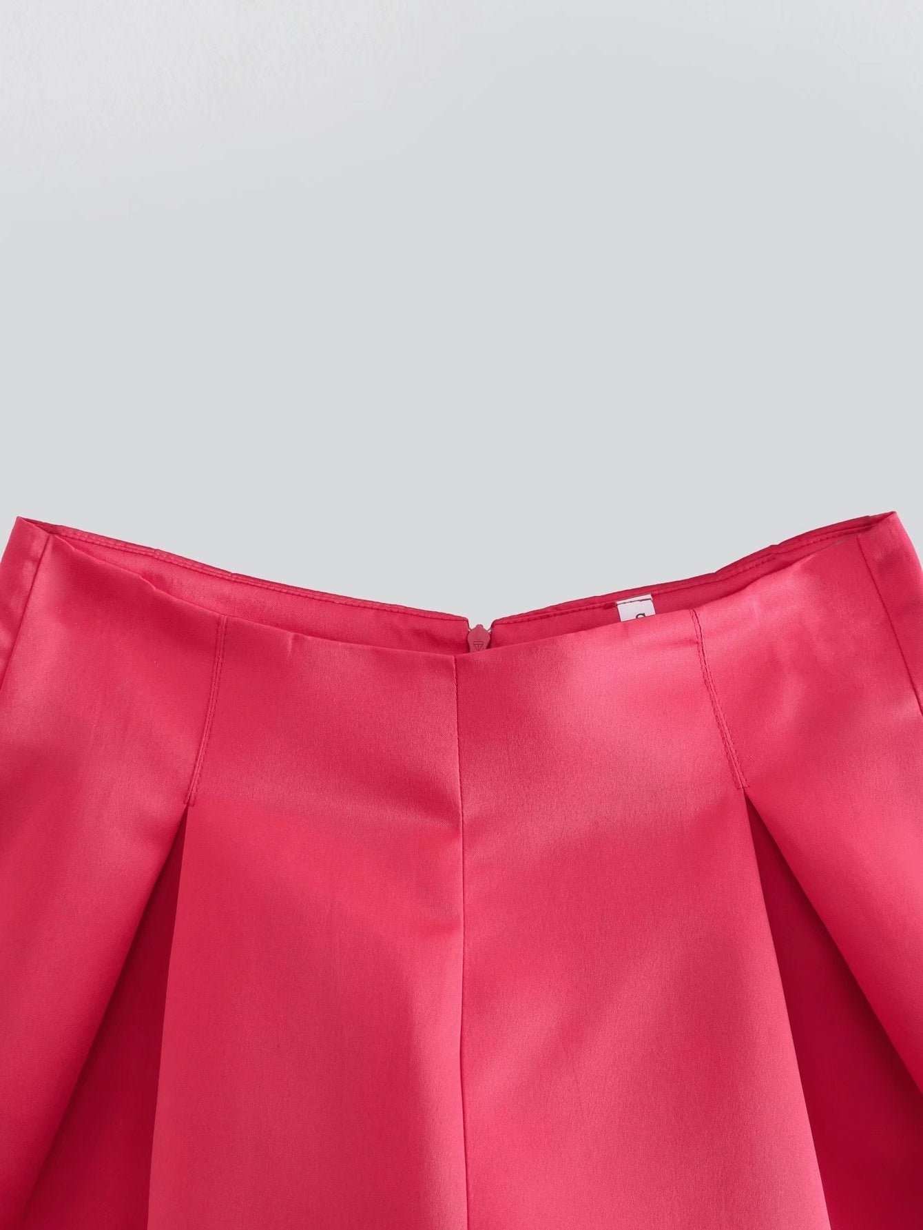 Hight Waist Hot-Shorts Elegant Loose Flare Mini Shorts Wide Leg Solid Color Shorts