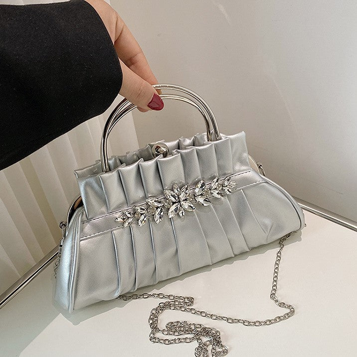 Olive Clip Buckle Handbag