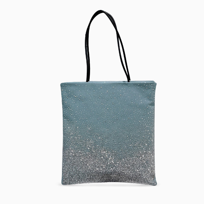 Karen Gradient Rhinestones Tote Bag